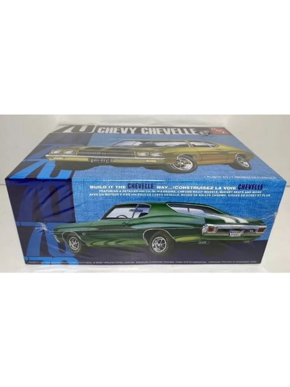 Vintage Model Kit AMT Chevy Chevelle SS AMT1143/12 1970 1/25 Plastic Classic Car